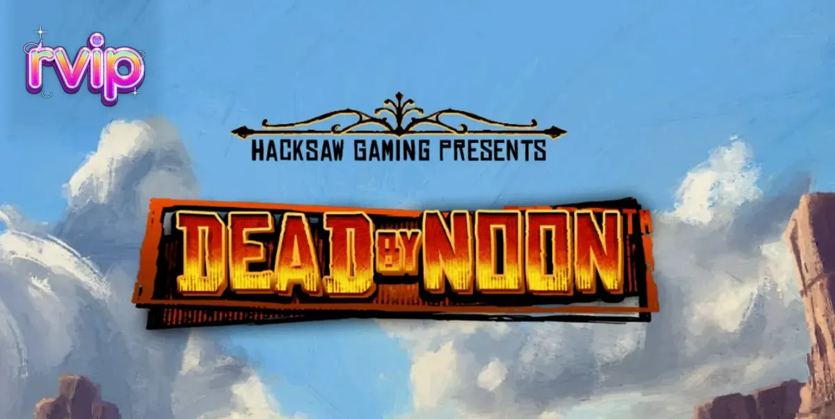Tampilan visual slot Dead By Noon dengan suasana Wild West yang mencekam